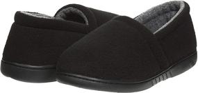 img 1 attached to Comfortable and Cozy: Skysole Fleece Slippers for Boys with Closed Back