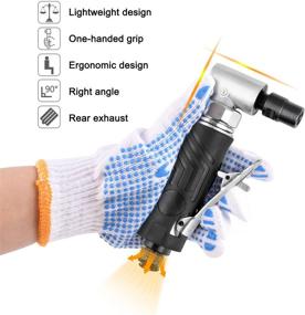 img 3 attached to 🔧 Precision Grinding Made Easy: 4 Inch Sanding Pneumatic Grinder, 20000RPM