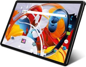 img 4 attached to 📱 10.1 Inch Android Tablet with 2GB+32GB Memory, 3G Phone Tablets & Dual Sim Card Slots, 2MP+5MP Dual Cameras, Quad Core Processor, 1280x800 IPS HD Display, GPS, FM Radio (Black)