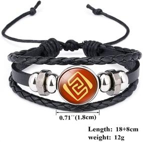 img 2 attached to Genshin Bracelet Luminous Element Bracelets Boys' Jewelry