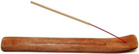 img 2 attached to 🔥 10-Inch Long Wooden Incense Stick Holder - Ash Catcher with Simple and Elegant Design