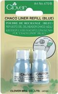 🔵 efficiently mark with the clover 470/b refill chaco liner in blue logo