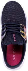 img 1 attached to Nautica Kids Lace Up Sneaker: Comfortable 👟 Running Shoes for Little and Big Boys and Girls