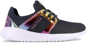 img 3 attached to Nautica Kids Lace Up Sneaker: Comfortable 👟 Running Shoes for Little and Big Boys and Girls