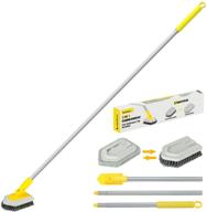 efficient 2 in 1 tub and tile scrubber brush with extendable handle – easy bathtub and shower cleaning solution! logo