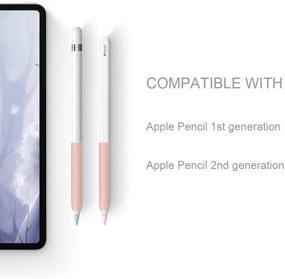 img 3 attached to 🖊️ Grip Holder for Apple Pencil: Compatible with 1st Gen & 2nd Gen iPad Pencil - Pink - Accessories