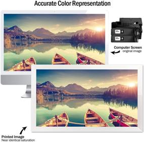 img 2 attached to 🖨️ Cartlee Set of 2 Black High Yield Laser Toner Cartridges for Dell C1660/C1660W/C1660cnw/1660/1660w/1660cnw 4G9HP Printers