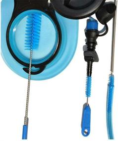 img 3 attached to 🚰 Yosoo Hydration Water Bladder Cleaner Kit: 4-Piece Suit, Pipe Brushes, Drying Rack - Effective Cleaning Set