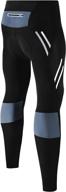 🚴 legendfit men's 4d padded cycling tights: compression bike pants with pocket for long bicycle riding - ultimate cycle wear logo