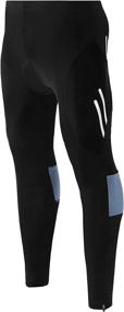 img 3 attached to 🚴 Legendfit Men's 4D Padded Cycling Tights: Compression Bike Pants with Pocket for Long Bicycle Riding - Ultimate Cycle Wear