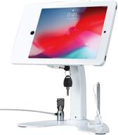 защитите свой ipad pro 10.5” с помощью стойки с двойной блокировкой - cta security kiosk в белом цвете (pad-asktw) логотип