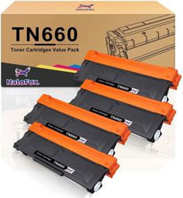 img 4 attached to 🖨️ Premium HaloFox TN660 TN630 Toner Cartridge - High-Quality 4-Pack for Brother Printers