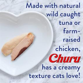 img 2 attached to 🐱 INABA Churu Cat Treats: Delicious Grain-Free Creamy Purée with Vitamin E & Taurine – Chicken with Cheese Flavor | 0.5oz Each Tube, 24 Tubes (4 per Pack)