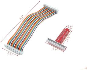 img 3 attached to 💻 Quluxe RPi GPIO Breakout Expansion Board Set with Ribbon Cable & T Type GPIO Adapter for Raspberry Pi B+ Kit