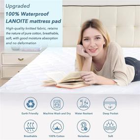 img 2 attached to LANOITE Waterproof Mattress Protector Pocket