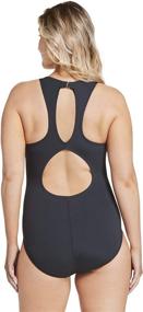 img 3 attached to Speedo Womens Swimsuit Contemporary Depths Sports & Fitness and Water Sports