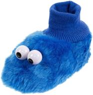 👶 sesame street puppet slipper toddler boys' shoes: adorable & comfortable footwear for your little ones logo