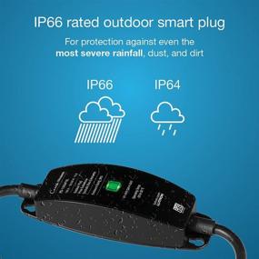 img 1 attached to Lutron PD-15OUT-BL Smart Plug for Outdoors in Black