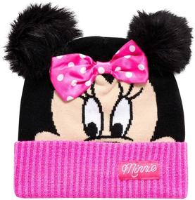 img 3 attached to Disney Minnie Winter Mitten Toddler Girls' Accessories