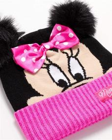 img 1 attached to Disney Minnie Winter Mitten Toddler Girls' Accessories