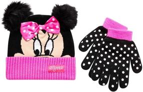 img 4 attached to Disney Minnie Winter Mitten Toddler Girls' Accessories