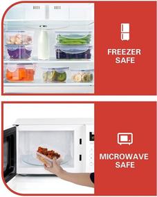 img 1 attached to 🍱 20 Pack Plastic Airtight Food Storage Containers with Lids by CASA LINGO - Ideal for Slime, Meal Prep, Lunch, and Kitchen Fridge or Picnic