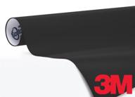 premium 3m 1080 matte black air-release vinyl wrap roll - 1/2ft x 5ft logo