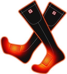 img 1 attached to 🔥 Stay Cozy in Cold Winter with Electric Rechargeable Heated Socks for Women and Men