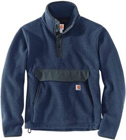 img 1 attached to Carhartt Relaxed Pullover Heather X Large Men's Clothing and Active