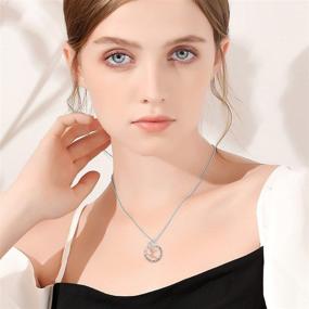 img 1 attached to 🤸 S925 Sterling Silver Gymnastics/Ballerina Pendant Necklace: Perfect Dance Jewelry Gift for Girls, Women & Teens