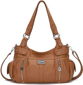 img 4 attached to Women's Leather Handbags & Wallets – KL928 Shoulder Purses