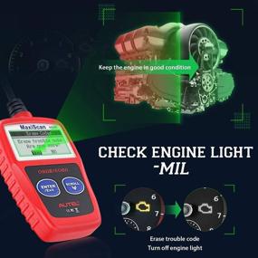 img 2 attached to Автосканер Autel MS309 Universal OBD2: считыватель кодов ошибок двигателя, очистка кодов, просмотр спецификаций текущих условий и прохождение проверки готовности к смогу I/M.