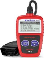 автосканер autel ms309 universal obd2: считыватель кодов ошибок двигателя, очистка кодов, просмотр спецификаций текущих условий и прохождение проверки готовности к смогу i/m. логотип