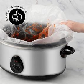 img 2 attached to 🍲 Extra Large Slow Cooker & Crock Pot Liners - Fits 7-8 Quarts, 20 Pack