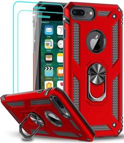 img 4 attached to LeYi Tempered Protector Military Kickstand Cell Phones & Accessories for Cases, Holsters & Clips