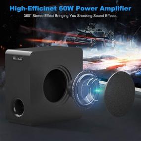 img 3 attached to Subwoofer Bestisan Subwoofers Amplifier Bluetooth