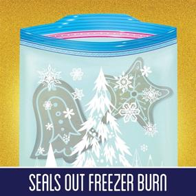 img 1 attached to 🎁 Limited Edition Ziploc Freezer Bag with Disney's The Nutcracker and The Four Realms Designs - 1 Gallon, 28 Count, Pack of 3