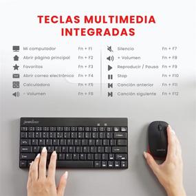 img 2 attached to 🔌 Perixx PERIDUO 712ES - Wireless Keyboard and Mouse Set