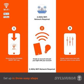 img 3 attached to SYLVANIA Wifi LED Smart Light Bulb 65W Equivalent - Compatible with Alexa and Google Home (4 Pack)