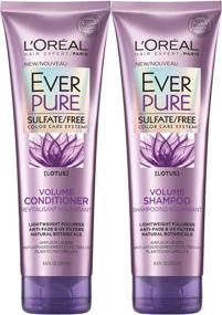 img 1 attached to 🌸 L'Oreal Paris EverPure Sulfate-Free Color Care System Volume Shampoo & Conditioner with Lotus - 8.5 Ounce Each - Lotus Extract for Vibrant Hair"