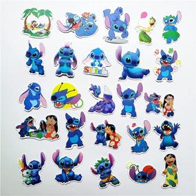 img 3 attached to Lilo & Stitch Anime Cartoon Stickers - 55 Pack Vinyl Waterproof Stickers for Laptop, Bumper, Water Bottles, and More
