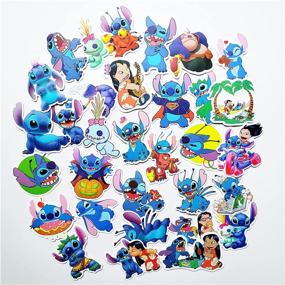 img 2 attached to Lilo & Stitch Anime Cartoon Stickers - 55 Pack Vinyl Waterproof Stickers for Laptop, Bumper, Water Bottles, and More
