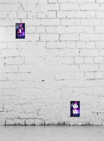 img 1 attached to 🌌 Enhance Your Wall with WIRESTER Purple Marvel Nebula Galaxy Duplex Outlet Cover/Switch Plate