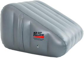 img 4 attached to Optimal Comfort Inflatable Leg Wedge Pillow for Effective Pain Relief in Legs, Back, and Hips. EZ Up Pillow to Alleviate Back Pressure, Pain, and Swelling in Feet, Ankles, and Knees after Surgery, Injury, or Chronic Conditions.