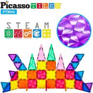магнитные пикассо-плитки: строительные игрушки для обучения развитию и конструктивной игры. логотип