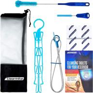 ultimate hydration bladder cleaning kit - 6-in-1 water reservoir cleaner set: brushes, frame, tablets & carry pouch logo