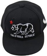 l g california republic snapback boys' accessories logo