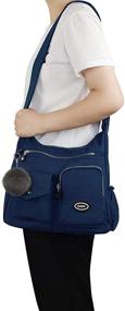 img 2 attached to 👜 Водонепроницаемые легкие женские сумки через плечо, портфели и сумки-хобо