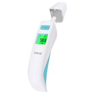 infrared ear thermometer for adults and kids - no touch, with fever alarm - ideal body thermometer gun, suitable for infants and children logo