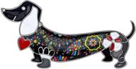 🐶 doway cartoon dachshund clothing accessories for girls' jewelry logo